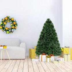 Artificial Pre Lit Fiber Optic PVC Christmas Tree For Home & Office, Multi Color LED Lighting, Eco Friendly, Easy Setup Artificial Pre Lit Fiber Optic PVC Christmas Tree For Home & Office, Multi Color LED Lighting, Eco Friendly, Easy Setup