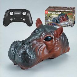 2.4GHz RC Hippo Boat With Water Spray Double Propeller Electric Toy Gift VG206 2.4GHz RC Hippo Boat With Water Spray Double Propeller Electric Toy Gift VG206
