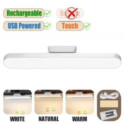 LED Magnetic Desk Lamp With Remote Control USB Rechargeable Eye Protection Light For Reading And Studying battery Type