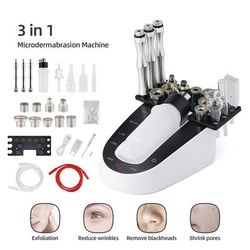Home Use Facial Diamond Microdermabrasion Machine For Deep Cleaning & Exfoliation Spa Skin Care us Plug (100 110v)