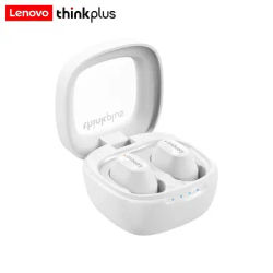Lenovo TWS Bluetooth Earphones, Mini Wireless In Ear Headphones, Music Game Noise Cancelling Earbuds white