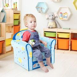 Toddlers Sofa Chair With Velvet Fabric Cover & High Density Sponge Filling, Comfortable Kids Chair Toddlers Sofa Chair With Velvet Fabric Cover & High Density Sponge Filling, Comfortable Kids Chair