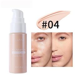Lightweight Liquid Foundation With Full Coverage, Oil Control, Waterproof & Sweat Resistant Concealer 04
