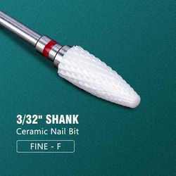 Electric Manicure Drill Bit Set By Dmoley, Ceramic Nail Burr Cutter For Acrylic Nails, Pedicure Tools, And Gel Polish 14