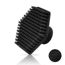 Mens Silicone Face Scrub Brush Deep Clean & Exfoliating Tool black