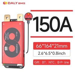 Daly Smart LiFePO4 BMS 4 To 16S 100A With Bluetooth UART And CANBUS lifepo4 3.2v 8s 24v 150a Bt Uart M