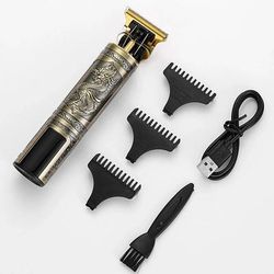 Three Speed Variable Gear Hair Clipper, Professional Hair Trimming Electric Shaver For Men, Perfect Boyfriend Gift da Ping Long Feng