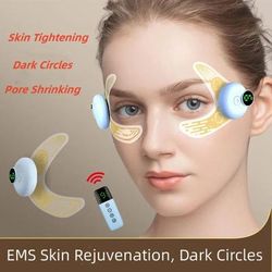 Under Eye Wrinkle Remover EMS Eye Patch, Lifting Eye Massager For Puffiness, Dark Circles & Collagen Production Under Eye Wrinkle Remover EMS Eye Patch, Lifting Eye Massager For Puffiness, Dark Circles & Collagen Production