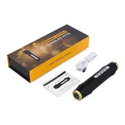 Facial Oxygen Bubble Device, Oxygen Balancing Beauty Meter Skin Care Pen black