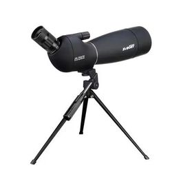 Powerful 2575x70 Zoom Spotting Scope With Waterproof Design black 25 75x70