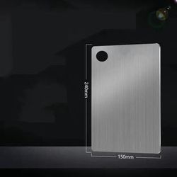 Stainless Steel Thickened Cutting Board Antibacterial & Mildew Proof Kitchen Board For Fruit, Vegetables, And Dough 24x15cm