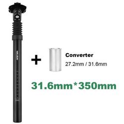 WG23A Suspension Seatpost For Mountain Bikes With Shock Absorbing Design In Multiple Tube Sizes 27.2 31.6 Mm