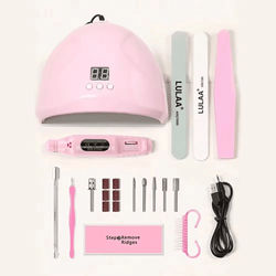 Complete UV LED Nail Kit With Nail Drill Manicure Tools Set For Home And Salon Use 5