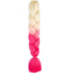 Jumbo Braids Extensions Synthetic Braiding Hair Kanekalon Afro Ombre Color Hair For Kids Children Crochet Twist Braid zitong b48 24inches