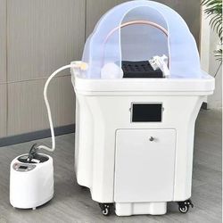 Salon Hair Spa Head Therapy Basin With Constant Temperature And Auto Water Circulation For Professional Use 110 V