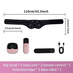 Electric EMS Butt Muscle Trainer For Fitness And Toning pink