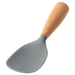 Silicone Non Stick Cooking Spoon Heat Resistant Anti Scalding Kitchen Utensil grey