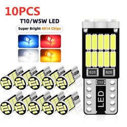 LED Canbus Car Interior Light No Error 26 SMD Chip Pure White Bulbs For Dome, Map, License Plate, Instrument Panel ice Blue 10pcs