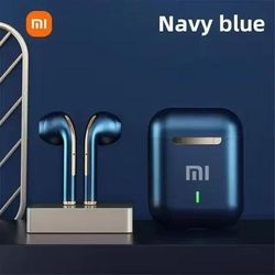 Wireless TWS Bluetooth Earphones HiFi Stereo Sport Headphones With Microphone blue