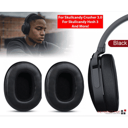 Premium Replacement Ear Cushions For Skullcandy Crusher Wireless & Hesh Headphones, Durable Leather Earpads With Sound Premium Replacement Ear Cushions For Skullcandy Crusher Wireless & Hesh Headphones, Durable Leather Earpads With Sound