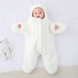 Starfish 4 In 1 Baby Sleeping Bag Cozy & Warm White 0 3 Months
