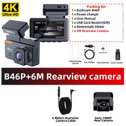 Xiaomi 4K Dual Lens Dash Cam With GPS WiFi & 24H Parking Monitor 128g b46p 6m Rc