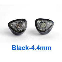 Tangzu Waner 2nd Gen HiFi In Ear Monitor, High Resolution Dynamic Driver Earphone With 0.78mm Detachable Wired Cablle black 4.4mm