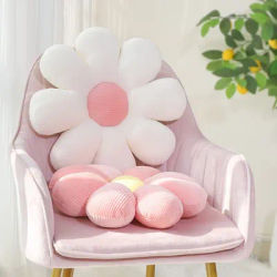 Oreiller tournesol, coussin de siège marguerite, tapis de fleurs, tapis de bureau, tapis en peluche, cadeau de Noël, Halloween, cadeau de Thanksgiving
