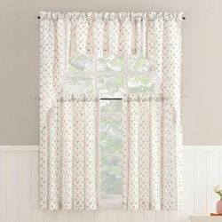 Wide Width Ridgewood Window Collection by BrylaneHome in Ivory (Size 54" W 14" L)