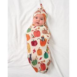Pumpkin Pals Swaddle & Hat Set - OSFA