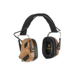 Earmor Electronic Ear Muffs w/ Gel Earpads & AUX Input 22dB Coyote Brown M31-CB PLUS