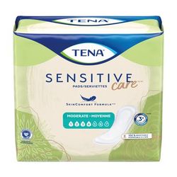 TENA Sensitive Care Moderate Bladder Control Pad 11 Inch Length Moderate Absorbency Dry-Fast Core One Size Fits Most (1121151_BG)