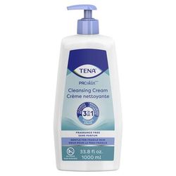 TENA ProSkin Rinse-Free Body Wash Cream 33.8 oz. Pump Bottle Unscented (931631_EA)