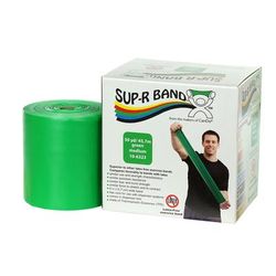 Sup-R Band Exercise Resistance Band Green 5 Inch X 50 Yard Medium Resistance (930537_EA)