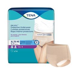 TENA ProSkin Protective Female Adult Absorbent Underwear Pull On with Tear Away Seams X-Large Disposable Moderate Absorbency (1135409_BG)