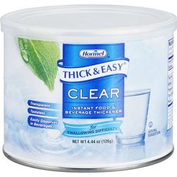 Thick & Easy Clear Food and Beverage Thickener 4.4 oz. Canister Unflavored Powder IDDSI Level 2 Mildly Thick (1045473_EA)