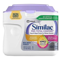 Similac Pro-Total Comfort Infant Formula Unflavored 20.1 oz. Canister Powder Iron Lactose Sensitivity (1189266_EA)
