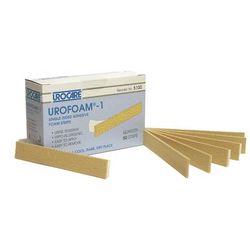 Urofoam Adhesive Foam Strips 1 Sided, NonSterile, 0.09 X 1 X 5.75 Inch (668137_BX)
