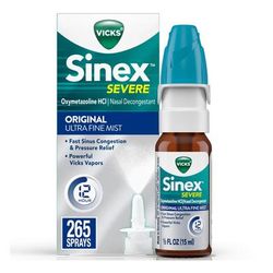 Vicks Sinex Severe Nasal Decongestant 0.05% Nasal Spray 0.5 oz. (1229266_EA)
