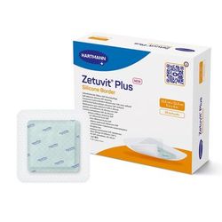 Zetuvit Plus Silicone Border Super Absorbent Dressing Silicone Adhesive 5 X 5 Inch Square (1242907_EA)