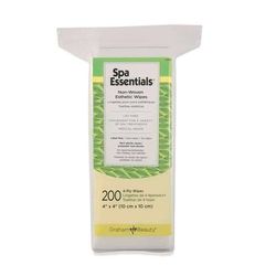 Spa Essentials Esthetic Wipe Bag Unscented 200 Count (694103_PK)