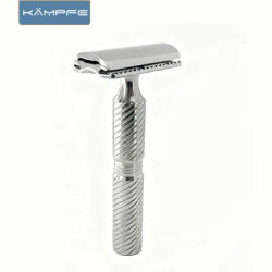 KAMPFE Stainless Steel Safety Style shaver Double Edged Durable Razor Men's Grooming Kit