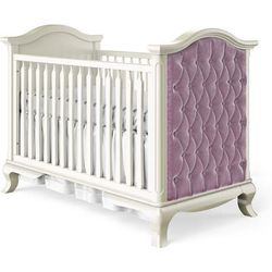 Romina Furniture Cleopatra Classic Crib (Tufted Sides)