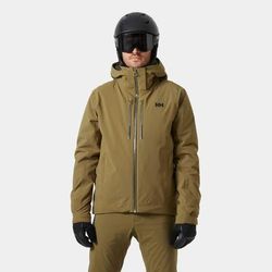 Helly Hansen Men's Alpha Lifaloft Lightweight Ski Jacket Brown M