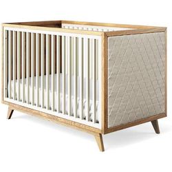 Romina Furniture Uptown Classic Crib (Tufted Sides)