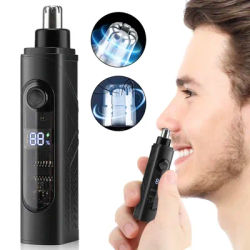 Electric Ear Nose Hair Trimmer For Men USB Charging Portable Nose Hair Trimmer For Men Women Ear Nose Eyebrow Facial Hair Trimme