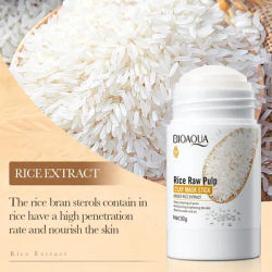 BIOAQUA White Rice Face Mask Moisturizing Stick Mud Blackhead Removal Firming Clay Anti Wrinkle Facial Masks Skin Care Products