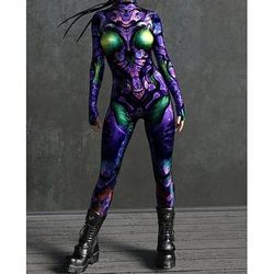 Costume di Carnevale Tuta Intera Costumi zentai con motivi Costume Cosplay Body Stampa Costume Sexy Halloween Per uomo Per donna Ragazzi Costume per Feste Performance Mascherata Bambini Adulti