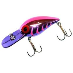 Brad's Wiggler Crankbait -3/8oz, 3in, 13ft Depth - Green Mesh-Chartreuse-Black Dots