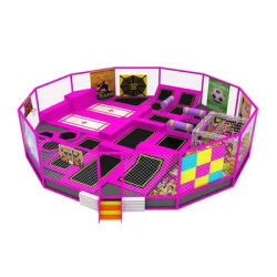 Quick Return on Investment Big Trampolines Park Kids Indoor Playground Equipment Dodecagon Trampoline Park for Children